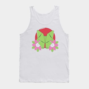 T-Shirt Design Origami Butterfly Tank Top